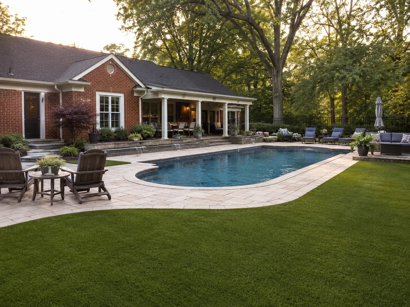Artificial turf around pool Lexington KY