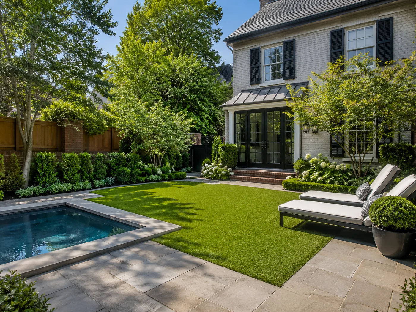 Artificial turf around pool Lexington KY