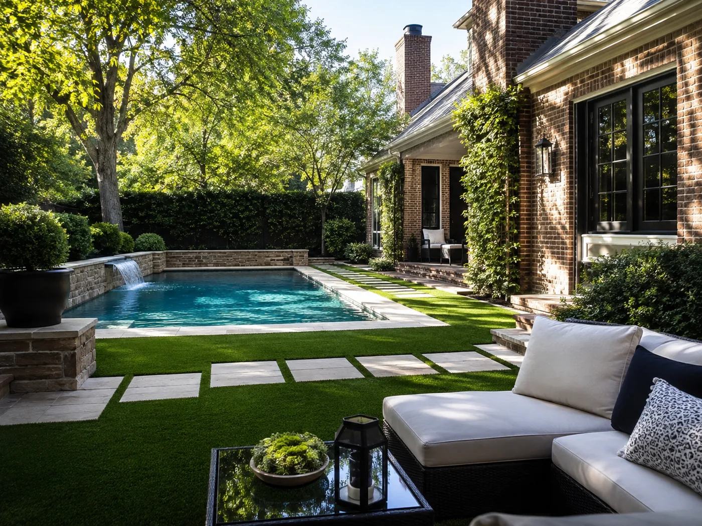 Artificial turf around pool Lexington KY